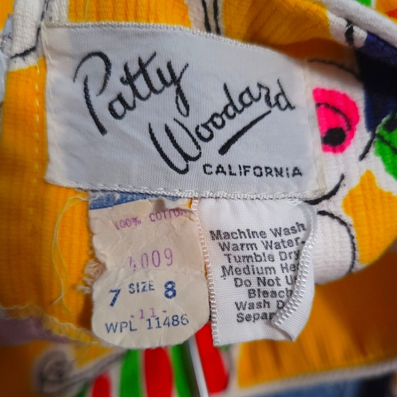 Patty Woodard Maxi Dress VTG 7/8 - Picture 2 of 5